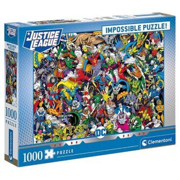 لعبة بزل تطبيقات للكبار أبطال كرتونية 1000 قطعة كلمنتوني Clementoni Imposible Dc Comics Puzzle 1000pcs