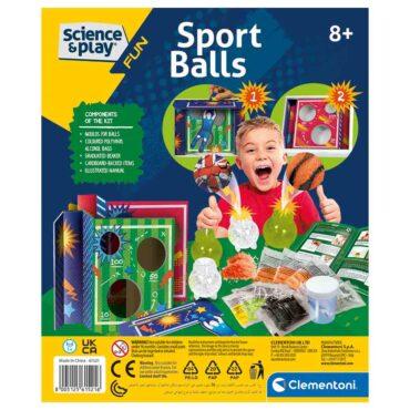 لعبة مختبر علمي صغير للأطفال كلمنتوني Clementoni Science & Play Crazy Balls Soccer