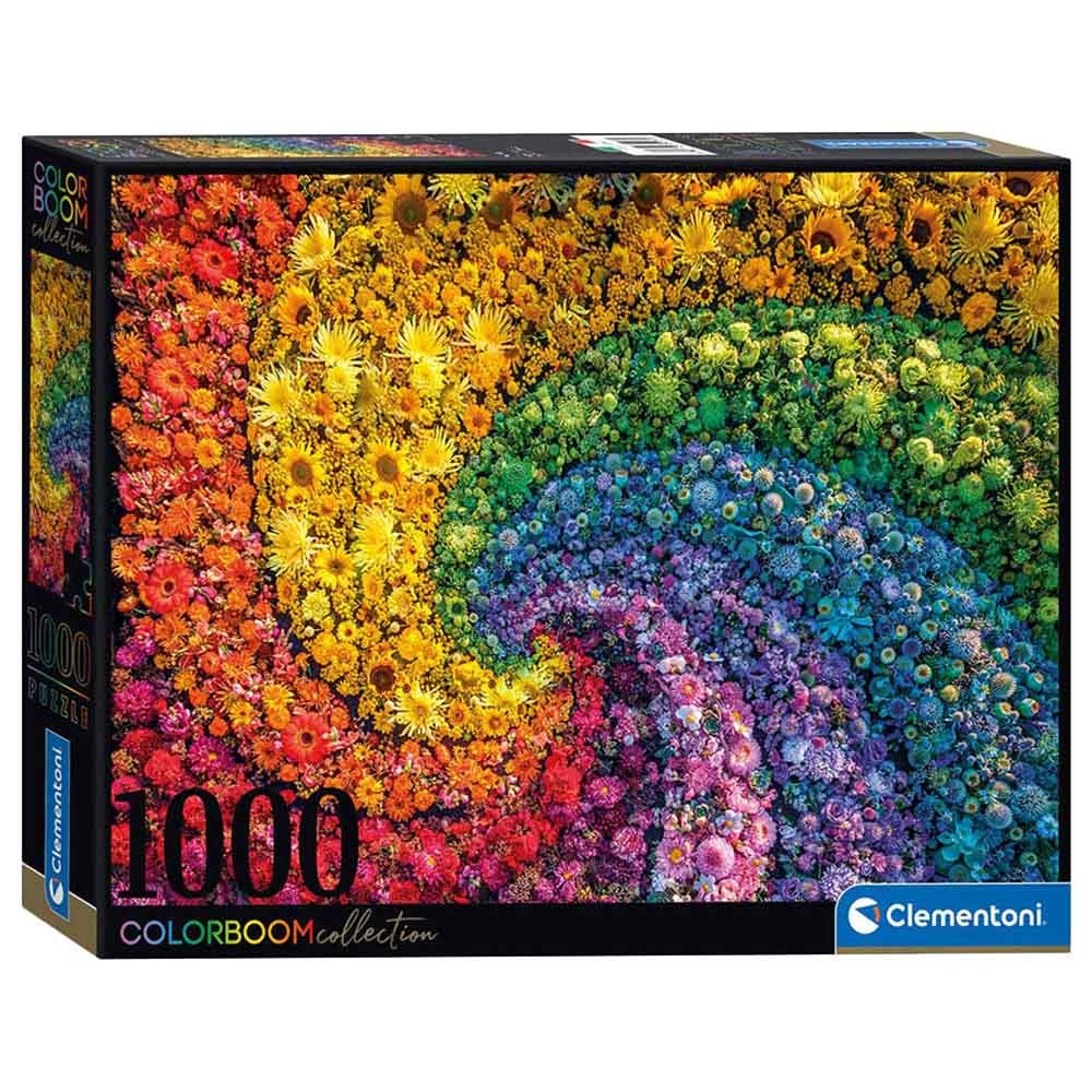 لعبة بزل تطبيقات للكبار فسيفساء ملونة 1000 قطعة كلمنتوني Clementoni  Whirlwind Colorboom Puzzle 1000pcs