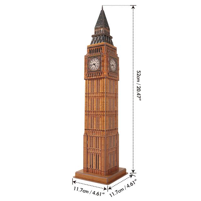 بزل 3D على شكل ساعة بيج بن 44 قطعة CubicFun 3D Puzzle Big Ben London - SW1hZ2U6NjkzNjkx