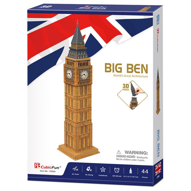 CubicFun - 3D Puzzle Big Ben London - 44pc - SW1hZ2U6NjkzNjk3