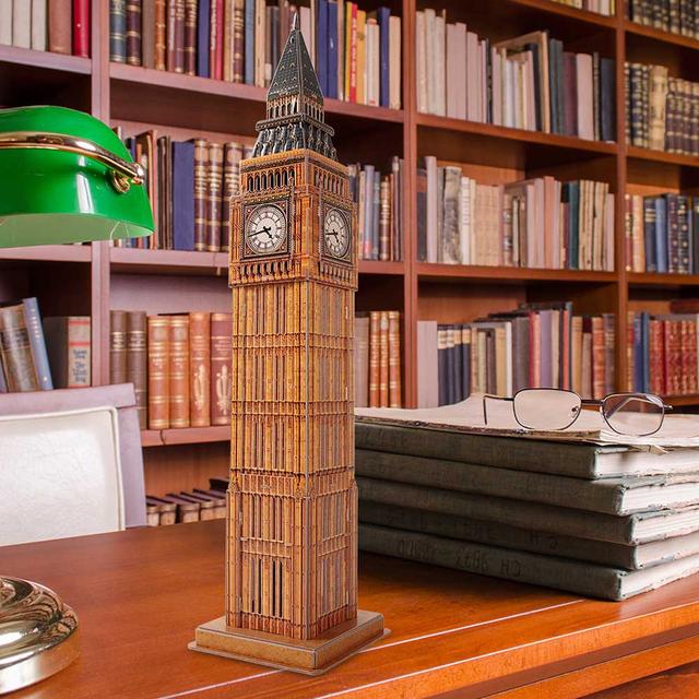 بزل 3D على شكل ساعة بيج بن 44 قطعة CubicFun 3D Puzzle Big Ben London - SW1hZ2U6NjkzNzA1