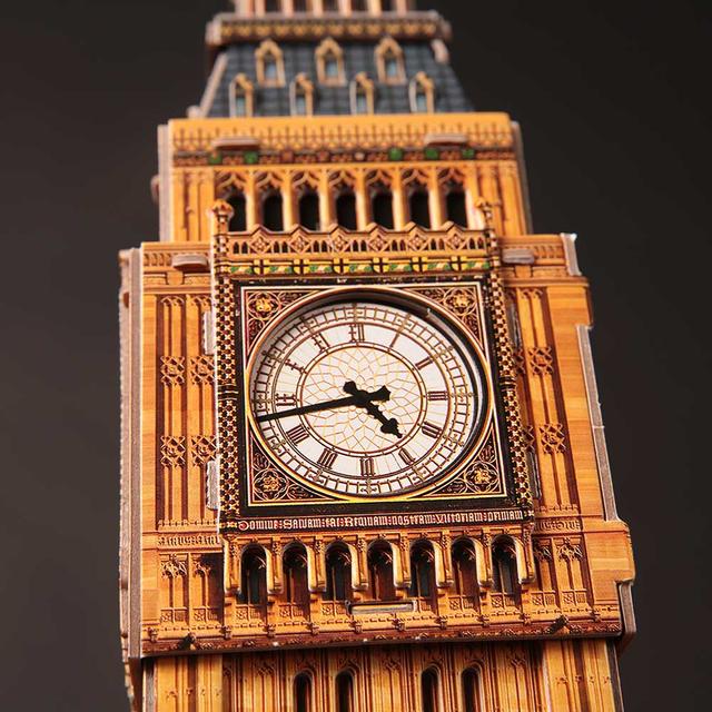 بزل 3D على شكل ساعة بيج بن 44 قطعة CubicFun 3D Puzzle Big Ben London - SW1hZ2U6NjkzNzA3