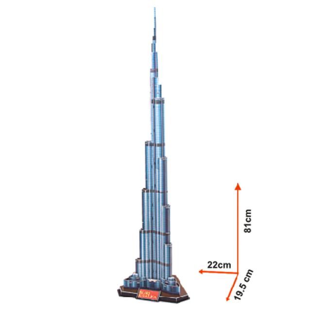 بزل 3D على شكل برج خليفة 92 قطعة CubicFun 3D Puzzle Burj Khalifa - SW1hZ2U6Njk0Mzc5