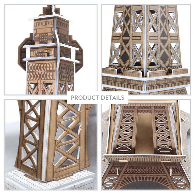 بزل 3D على شكل برج ايفل 39 قطعة CubicFun 3D Puzzle Eiffel Tower - SW1hZ2U6NjkzNjQ2