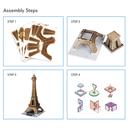 CubicFun - 3D Puzzle Eiffel Tower - 39pc - SW1hZ2U6NjkzNjQ4