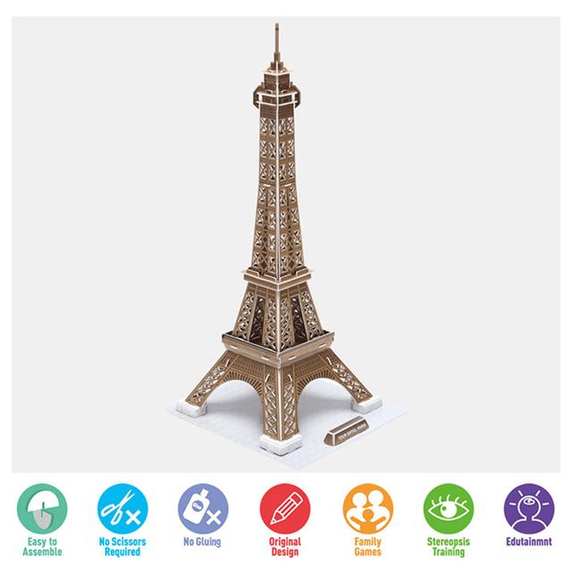 بزل 3D على شكل برج ايفل 39 قطعة CubicFun 3D Puzzle Eiffel Tower - SW1hZ2U6NjkzNjYw