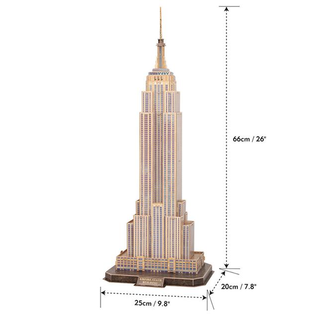 بزل 3D على شكل برج 66 قطعة CubicFun 3D Puzzle Empire State Building - SW1hZ2U6NjkwNTgz