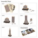 بزل 3D على شكل برج 66 قطعة CubicFun 3D Puzzle Empire State Building - SW1hZ2U6NjkwNTg3