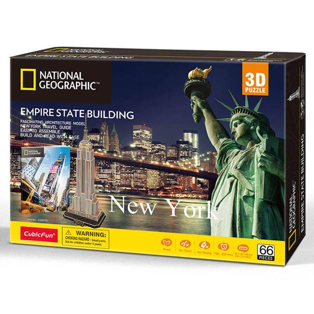 CubicFun - 3D Puzzle Empire State Building - 66pc - SW1hZ2U6NjkwNTg5