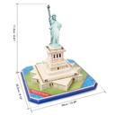 بزل 3D على شكل تمثال الحرية 39 قطعة CubicFun 3D Puzzle Statue Of Liberty - SW1hZ2U6NjkzNjc0
