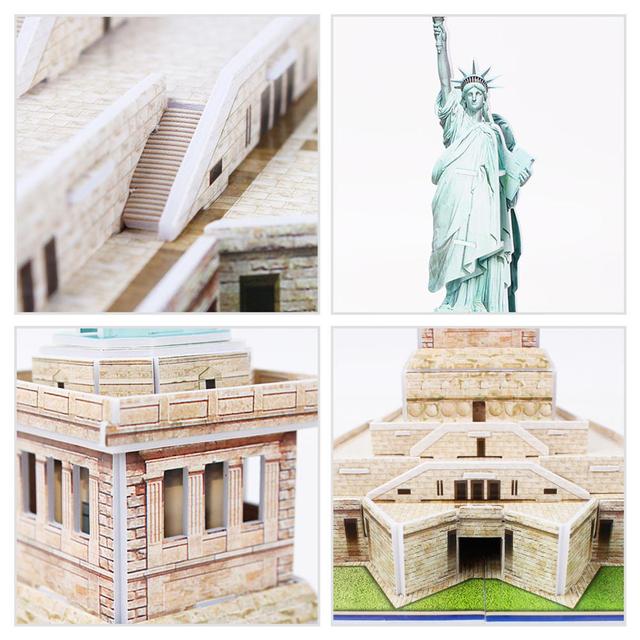 بزل 3D على شكل تمثال الحرية 39 قطعة CubicFun 3D Puzzle Statue Of Liberty - SW1hZ2U6NjkzNjc2