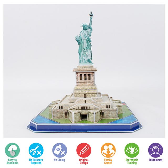 بزل 3D على شكل تمثال الحرية 39 قطعة CubicFun 3D Puzzle Statue Of Liberty - SW1hZ2U6NjkzNjgy