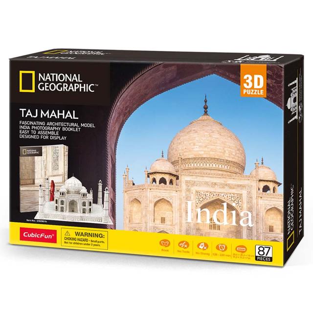 بزل 3D على شكل تاج محل 87 قطعة CubicFun 3D Puzzle Taj Mahal - SW1hZ2U6NjkzMTQ5