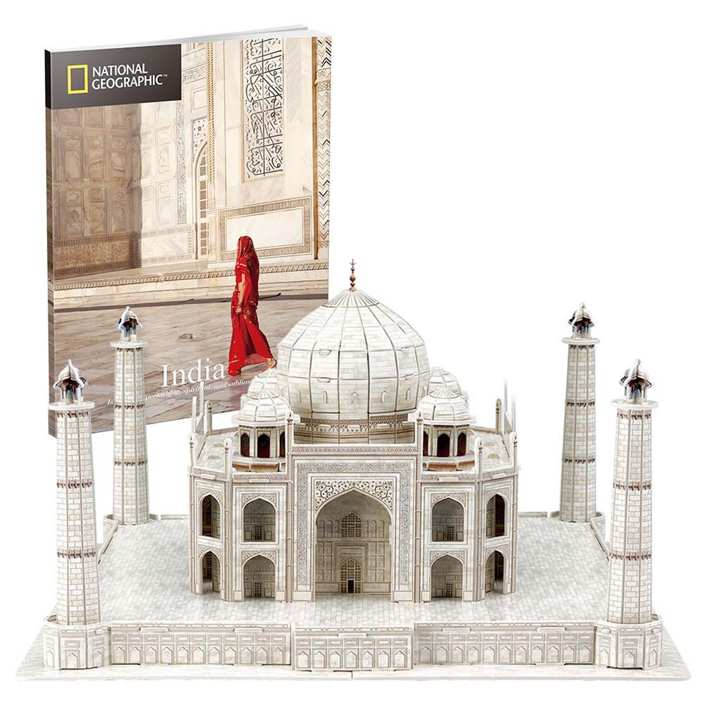 بزل 3D على شكل تاج محل 87 قطعة CubicFun 3D Puzzle Taj Mahal
