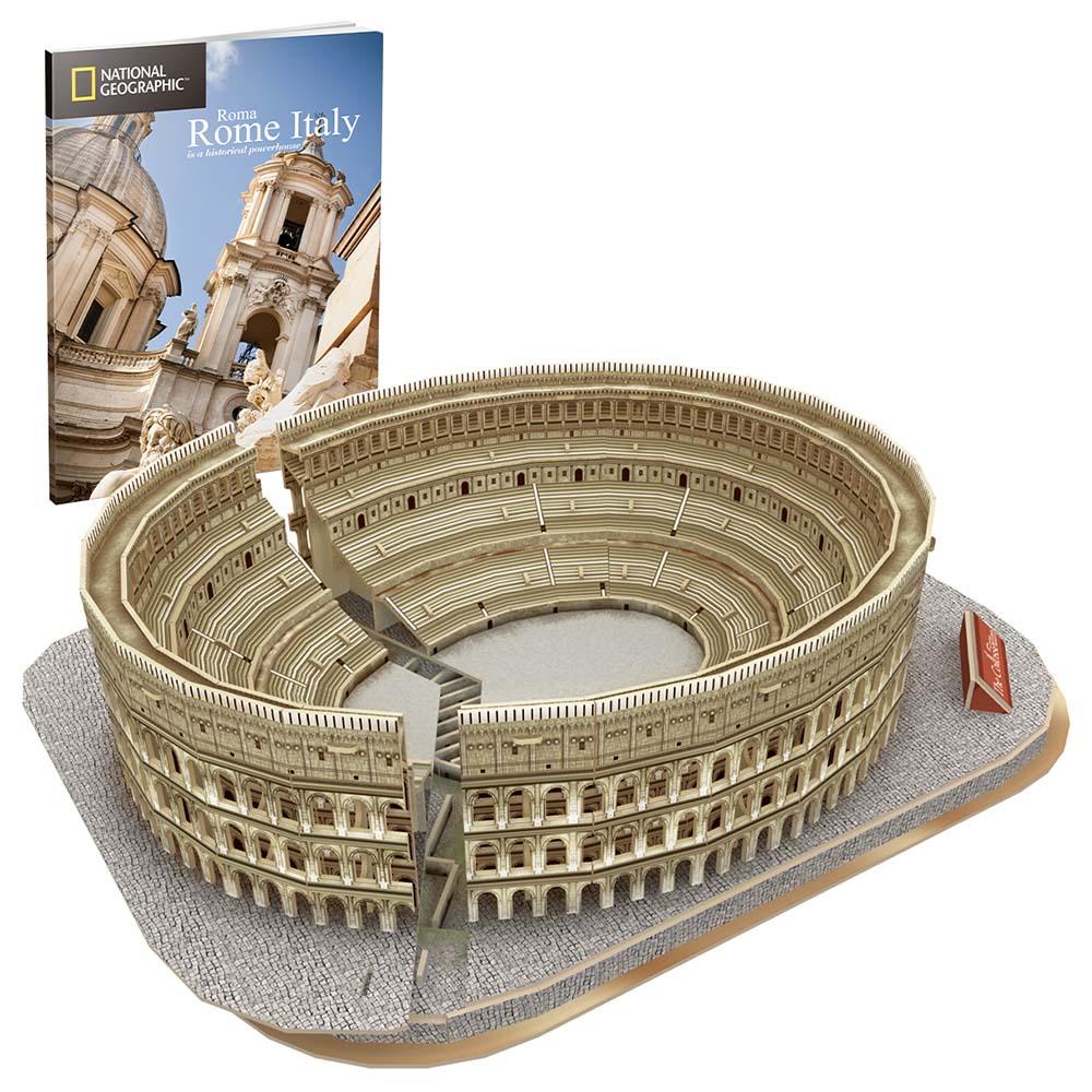 بزل 3D على شكل مدرج 131 قطعة CubicFun 3D Puzzle The Colosseum