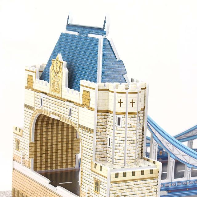 بزل 3D على شكل برج وجسر 120 قطعة CubicFun 3D Puzzle Tower Bridge - SW1hZ2U6NjkzMTMw