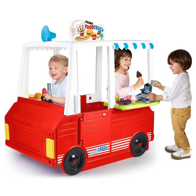 لعبة تراك فود للاطفال - أحمر Food Truck - Feber  - SW1hZ2U6Njg4MDE5