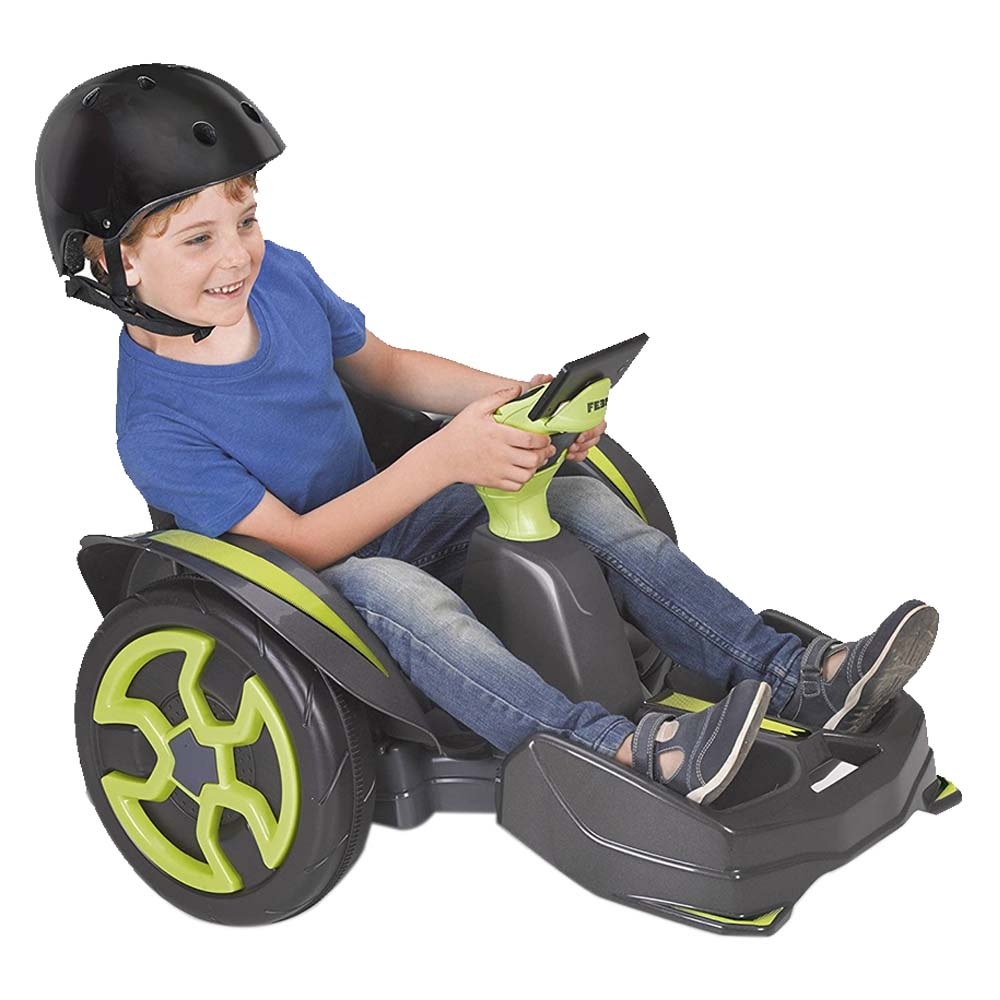 سيارة كهربائية للاطفال - أسود Mad Racer Ride On-Feber