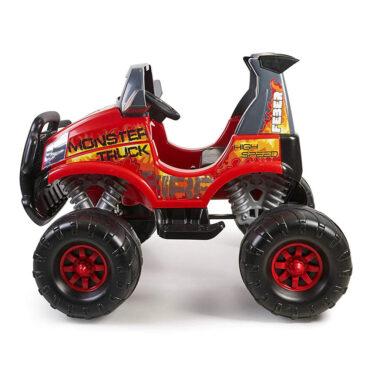 سيارة كهربائية للاطفال 12 فولت - أحمر Rideon Monster Truck-Feber