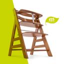 كرسي طعام مرتفع للأطفال خشب طبيعي بني من هوك Hauck - Alpha Grow Along Wooden High Chair walnut - SW1hZ2U6Njk4NDYy