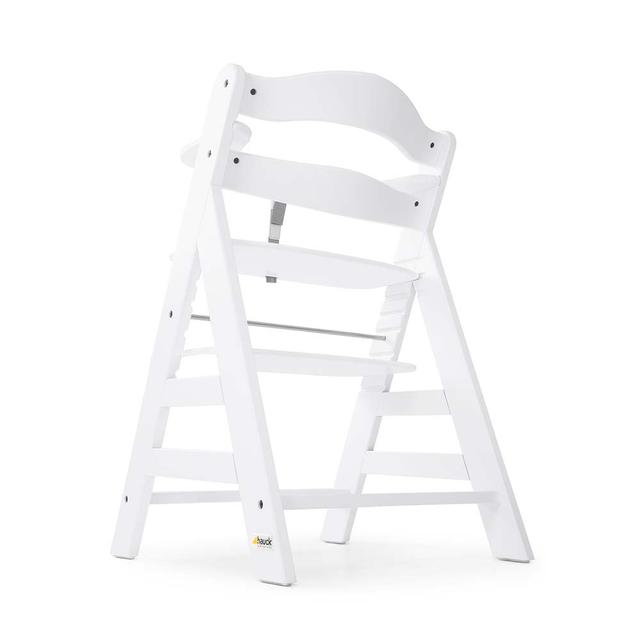 كرسي طعام مرتفع للأطفال خشب طبيعي أبيض من هوك Hauck – Alpha Grow Along Wooden High Chair white - SW1hZ2U6Njk4NDg5