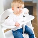 كرسي طعام مرتفع للأطفال خشب طبيعي أبيض من هوك Hauck – Alpha Grow Along Wooden High Chair white - SW1hZ2U6Njk4NDk1