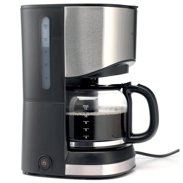 Kenwood 900W Drip Coffee Maker, 12 Cups - Silver/Black - SW1hZ2U6Njk4OTc0