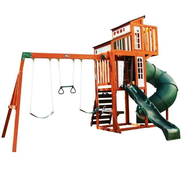 ألعاب خارجية للأطفال كيد كرافت KidKraft Austin Swing Set - SW1hZ2U6NzAwMDYw