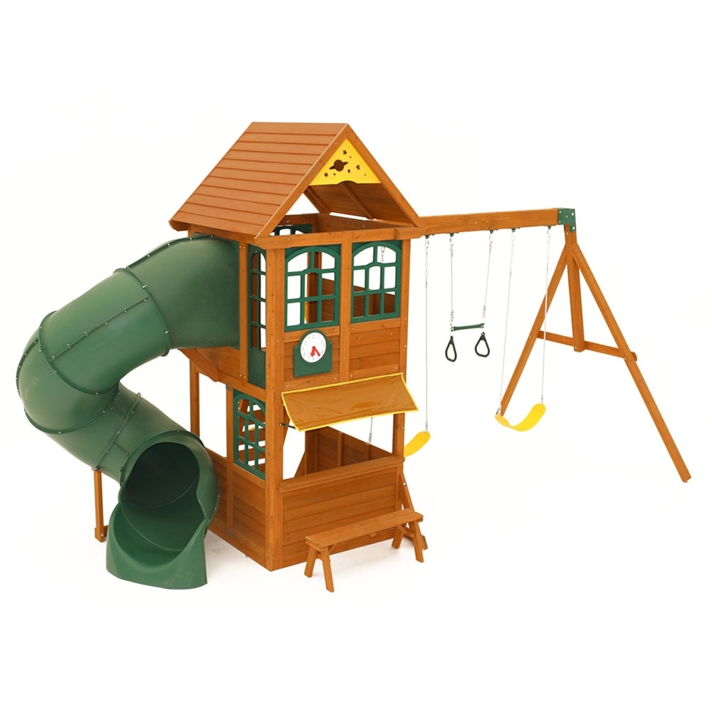 ألعاب خارجية للأطفال كيد كرافت Kidkraft Forest Ridge Swing Set - 2}