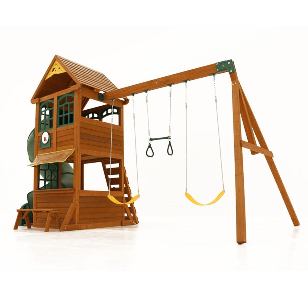 ألعاب خارجية للأطفال كيد كرافت Kidkraft Forest Ridge Swing Set - cG9zdDo3MDAwNDE=
