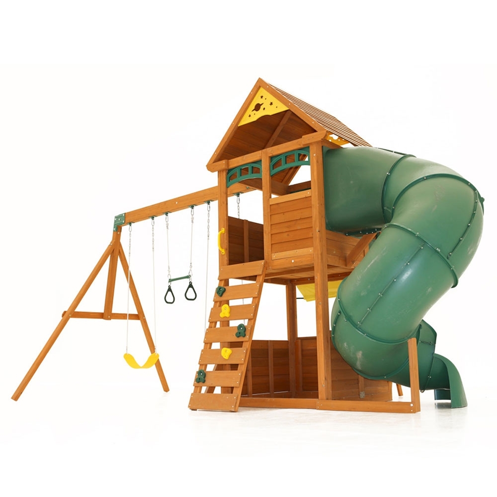 ألعاب خارجية للأطفال كيد كرافت Kidkraft Forest Ridge Swing Set - 6}