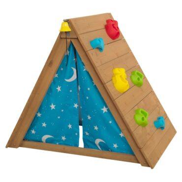 خيمة اللعب للأطفال كيد كرافت Kidkraft A-Frame Hideaway & Climber - 3}