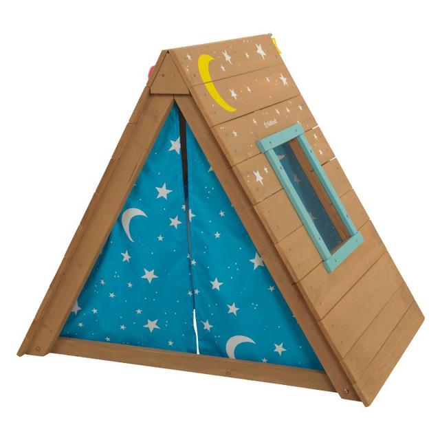 خيمة اللعب للأطفال كيد كرافت Kidkraft A-Frame Hideaway & Climber - SW1hZ2U6Njk5MjA0