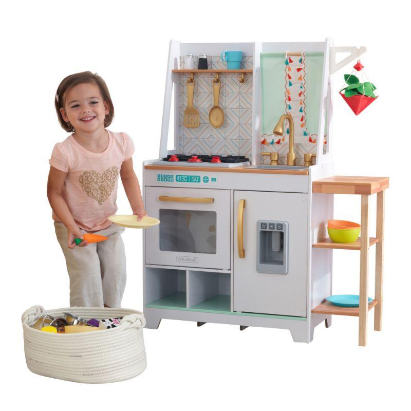 مطبخ اللعب للأطفال كيد كرافت Kidkraft Boho Bungalow Wooden Play Kitchen - cG9zdDo2OTk3Njg=