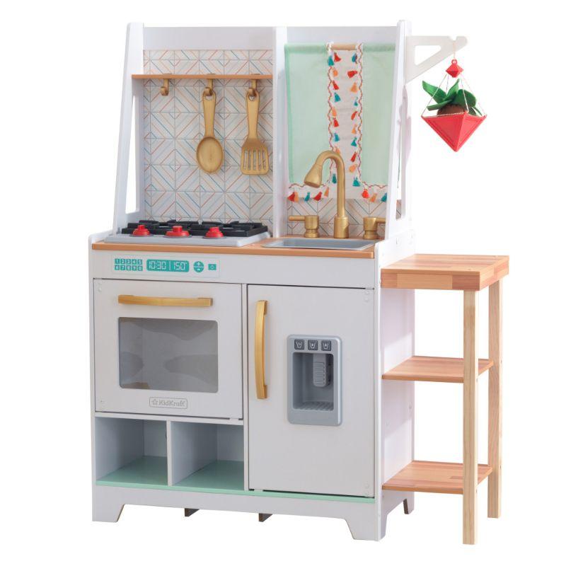 مطبخ اللعب للأطفال كيد كرافت Kidkraft Boho Bungalow Wooden Play Kitchen