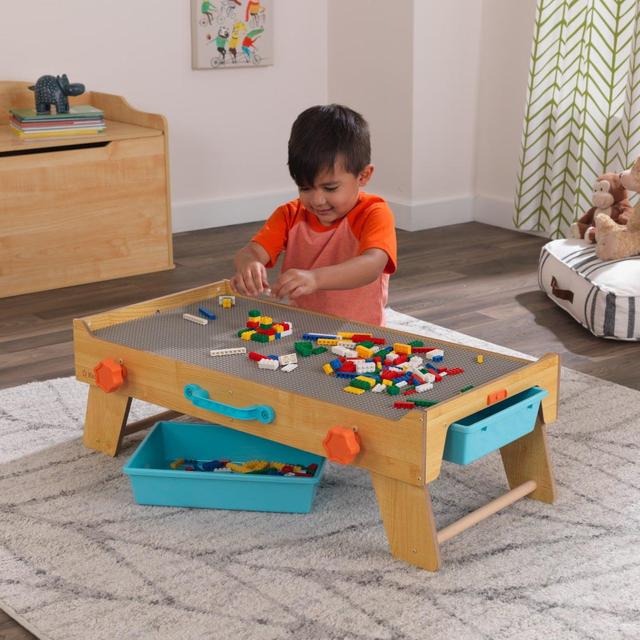 طاولة خشبية للأطفال كيد كرافت Clever Creator Activity Table - SW1hZ2U6Njk5MzMy