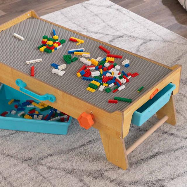 طاولة خشبية للأطفال كيد كرافت Clever Creator Activity Table - SW1hZ2U6Njk5MzM4