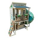 بيت اطفال كبير خشبي طابقين كيد كرافت Kidkraft Two Floors Wooden Cozy Escape Playhouse - SW1hZ2U6Njk5OTEx