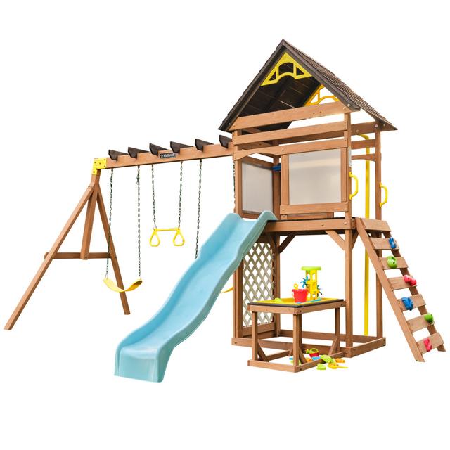 ألعاب خارجية للأطفال كيد كرافت Kidkraft Creative Cove Swing Set - SW1hZ2U6NzAwMTc2