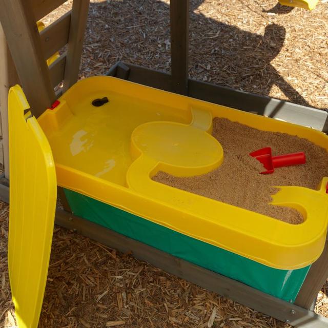 ألعاب خارجية للأطفال كيد كرافت Kidkraft Hampton Wooden Swing Set - SW1hZ2U6NzAwMDA3
