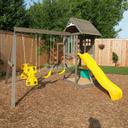 ألعاب خارجية للأطفال كيد كرافت Kidkraft Hampton Wooden Swing Set - SW1hZ2U6Njk5OTk1