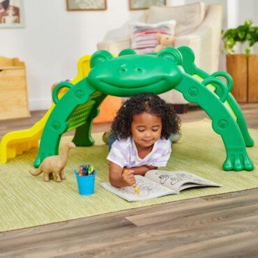 زحليقة اللعب للأطفال كيد كرافت Kidkraft Hop & Slide Frog Climber