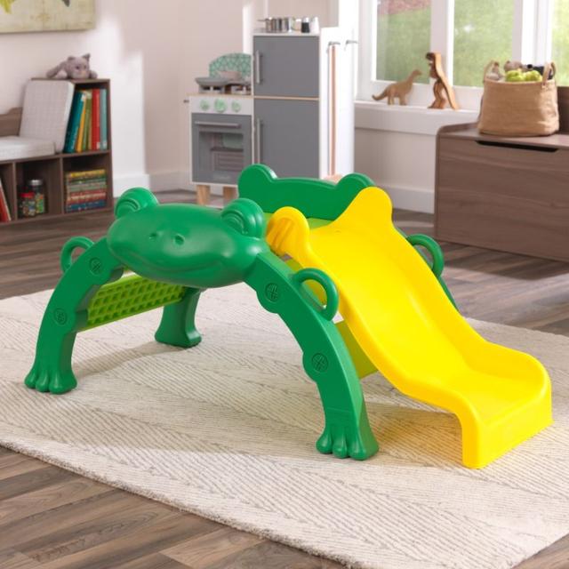 زحليقة اللعب للأطفال كيد كرافت Kidkraft Hop & Slide Frog Climber - SW1hZ2U6Njk5NDkw