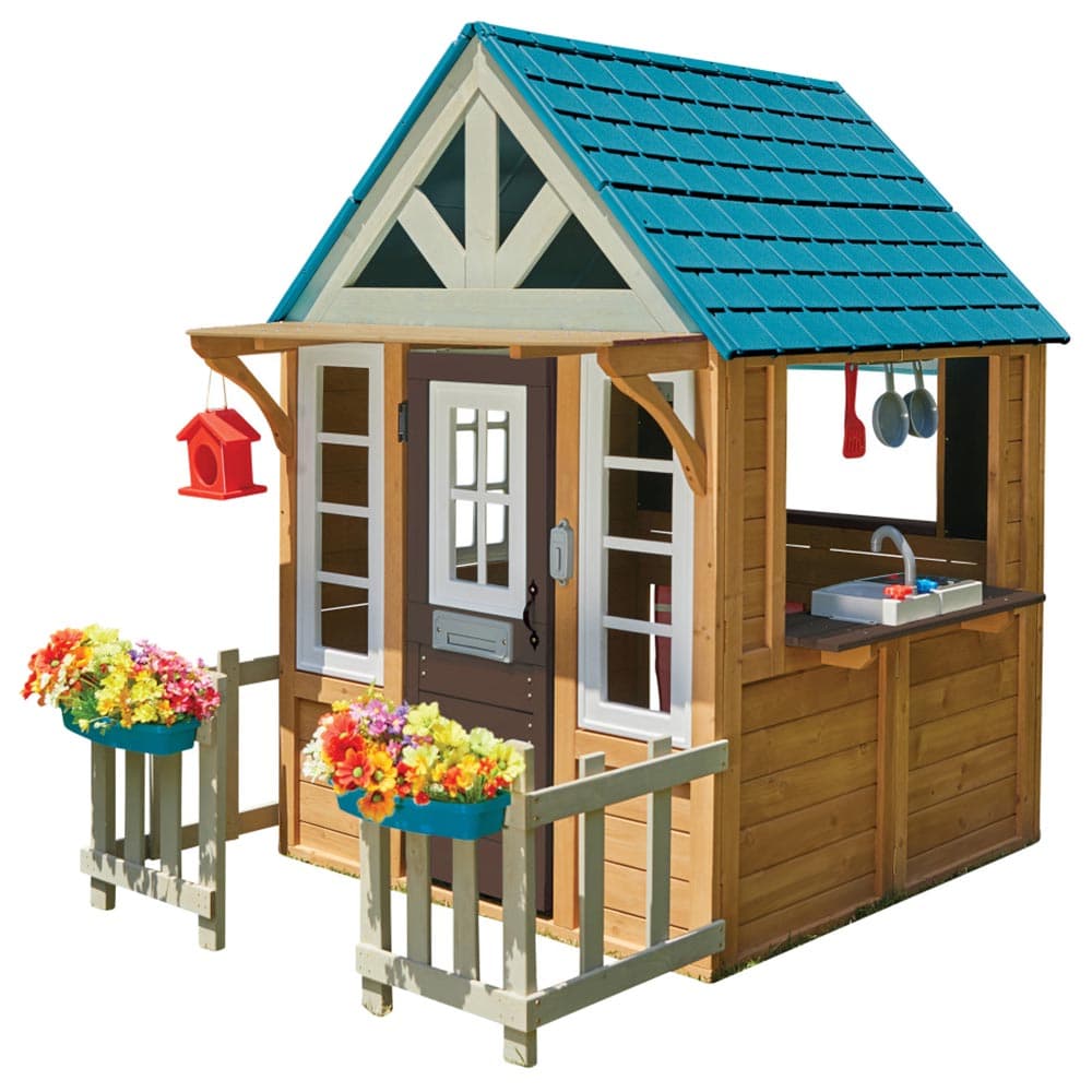 بيت اللعب للأطفال كيد كرافت Kidkraft Lakeside Bungalow Playhouse