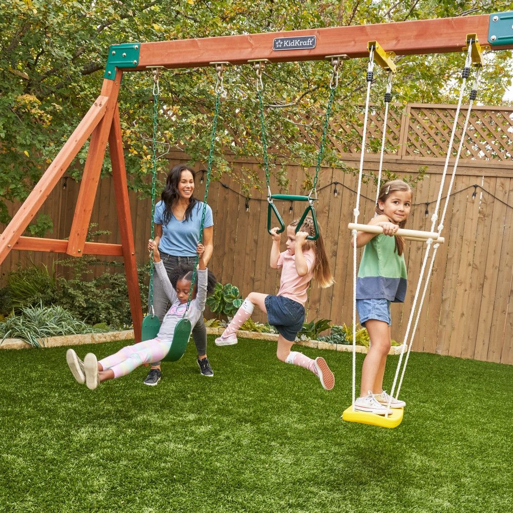 ألعاب خارجية للأطفال كيد كرافت Kidkraft Outdoor Odyssey Swing Set - 6}