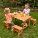 طاولة وكراسي للأطفال كيد كرافت Kidkraft Outdoor Picnic Table Set - SW1hZ2U6Njk5MTg3