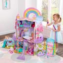 منزل اللعب للأطفال كيد كرافت Kidkraft Rainbow Dreamers Unicorn Mermaid Dollhouse - SW1hZ2U6Njk5MzUx