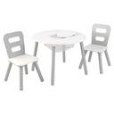 طاولة وكراسي الأطفال كيد كرافت Kidkraft Round Storage Table & 2 Chair - SW1hZ2U6Njk5NzAw