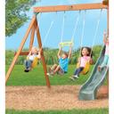 ألعاب خارجية للأطفال كيد كرافت Kidkraft Springfield II Wooden Swing Playset - SW1hZ2U6Njk5OTUw